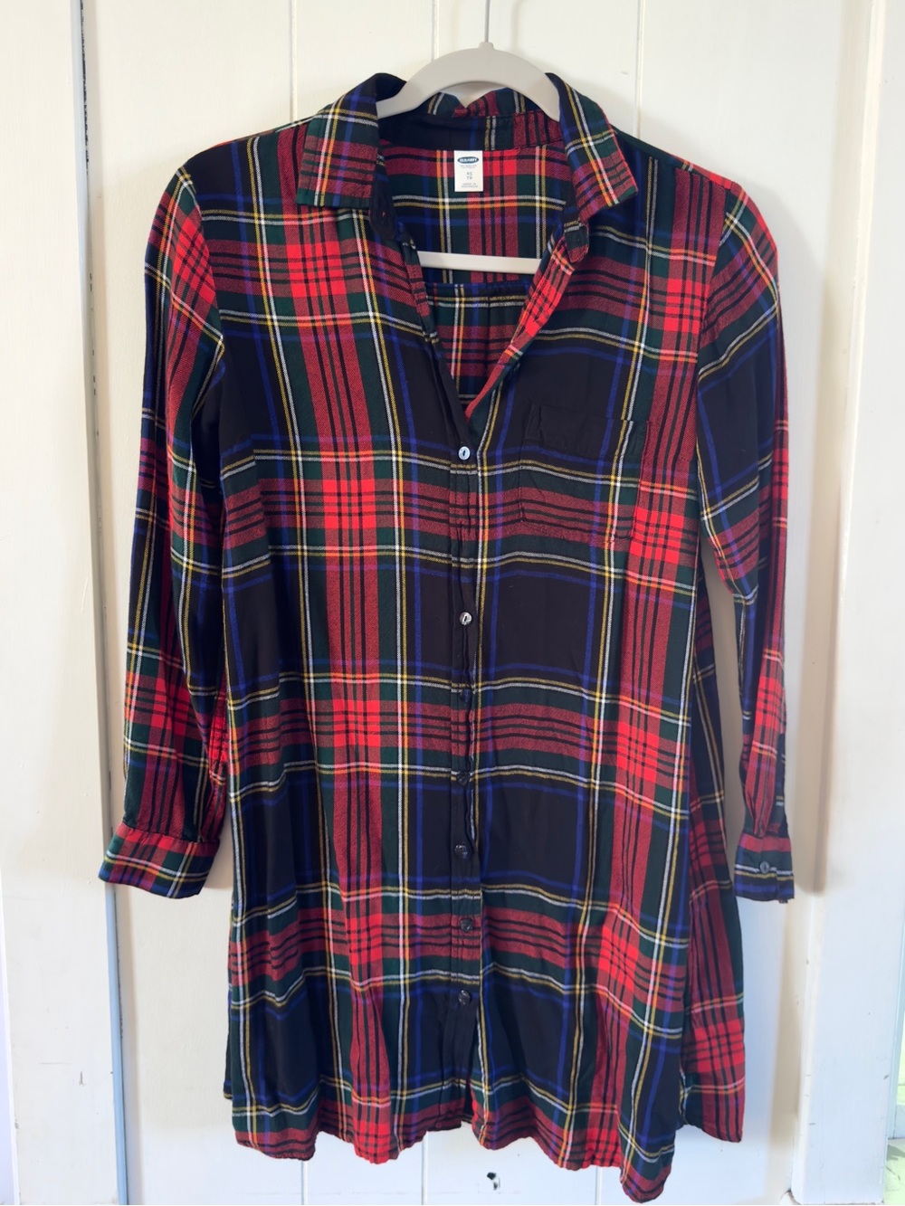 Plaid Flannel Shirt Dress Old Navy
